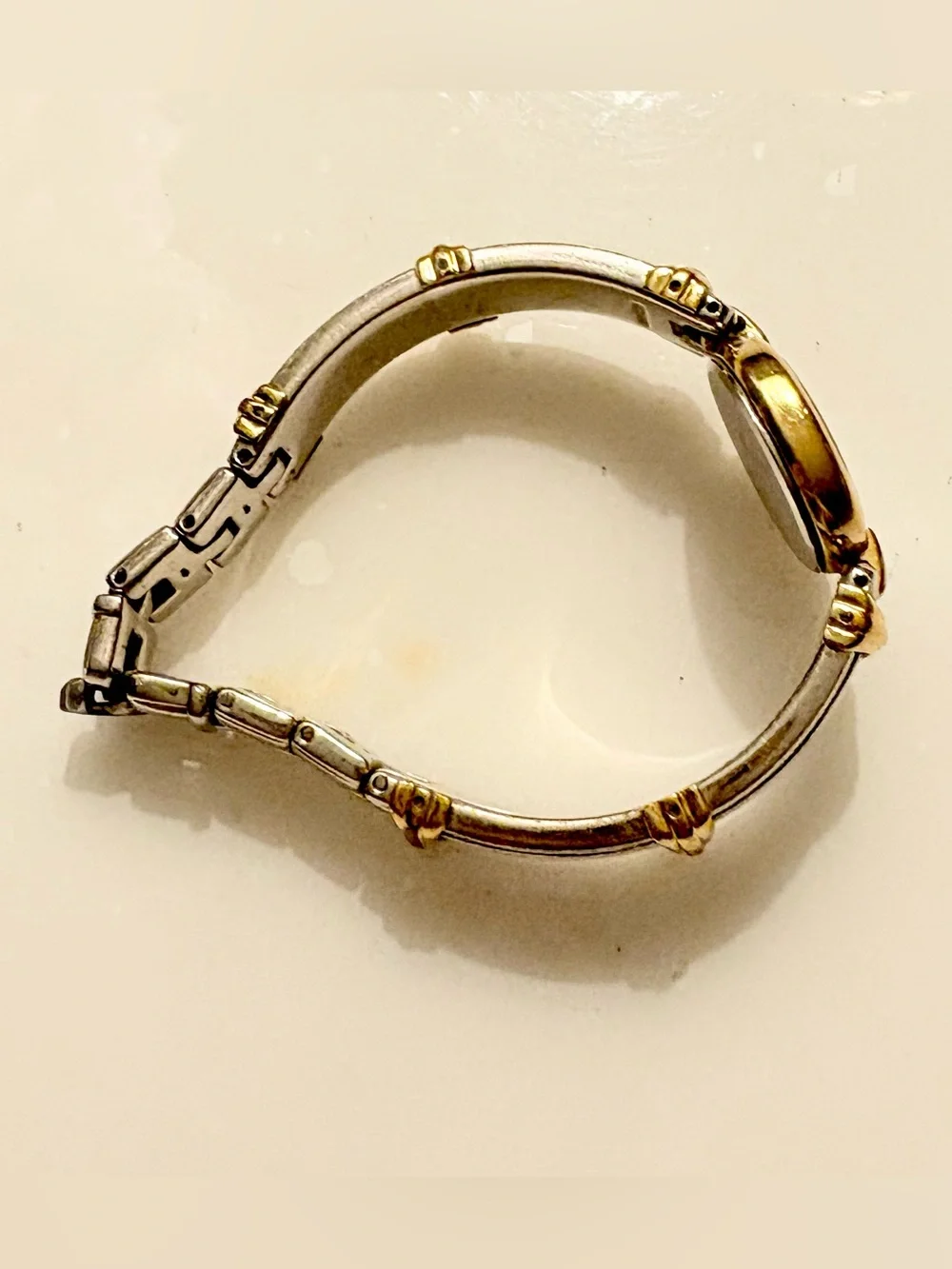 Vintage Seiko Women's Dress Two Tone Bracelet Analog Quartz Silver Dial